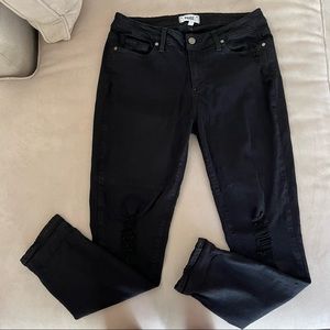 Black Paige Verdugo Ankle Jeans